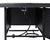 Fire Sense Weyland Rectangular Aluminum LPG Fire Pit Table | Hammered Antique Bronze Finish | 50,000 BTU Output | Uses 20 Pound Propane Tank | Fire Bowl Lid, Vinyl Weather Cover, and Clear Fire Glass