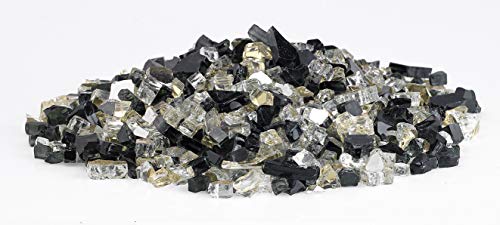 American Fireglass 1/2" Las Vegas Reflective Fire Glass, 20 lb. Bag