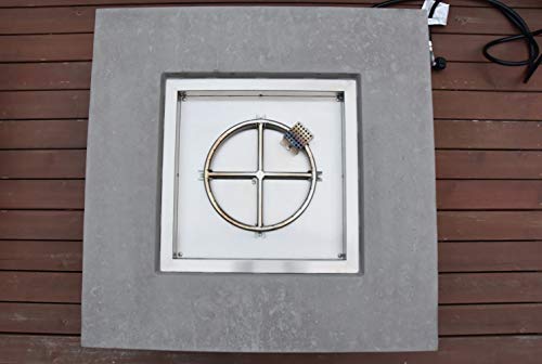 Elementi Manhattan Cast Concrete Fire Pit - NG