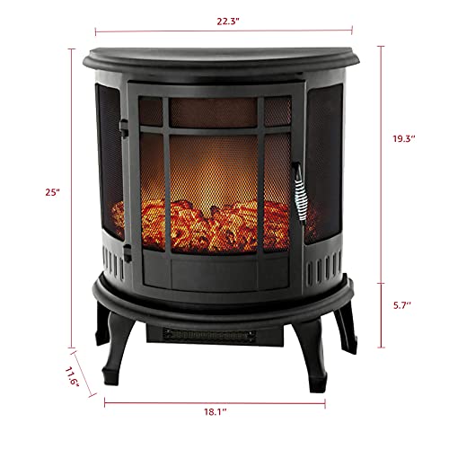 FLAME&SHADE Electric Fireplace Stove