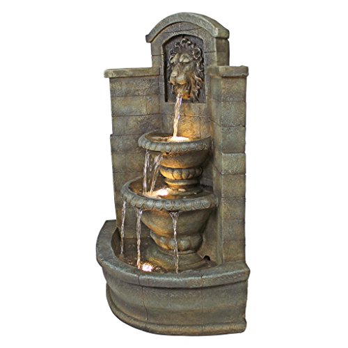 Water Fountain with Halogen Light
