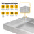 Celestial Fire Pit Cover for 36”x12” Rectangular Burner Pan (39" x 15" Actual Size)