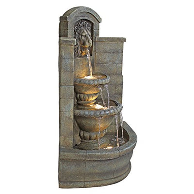 Water Fountain with Halogen Light
