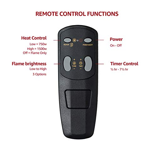 FLAME&SHADE Electric Fireplace Stove