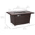 Best Choice Products 52in 50,000 BTU Outdoor Wicker Patio Propane Gas Fire Pit Table