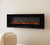 e-Flame USA Livingston 60-inch Wall Mounted LED 3D Electric Fireplace Stove