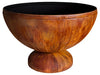30" Artisan Fire Bowl"Fire Chalice" (Made in USA) - Patina Finish