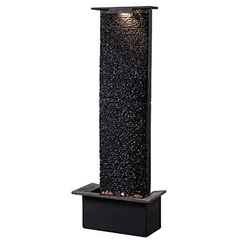 Kenroy Home 51035BLSL Alluvium Fountains, 48 Inch Height, Black Slate Finish