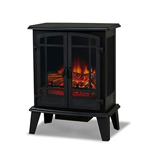 BOWERY HILL Modern Stove Indoor Electric Fireplace Mantel Heater