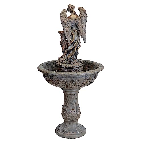 Design Toscano Heavenly Moments Angel Garden Decor Fountain