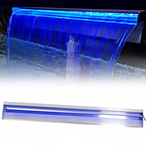 Stainless Steel Pool Waterfall Spillway Fountain