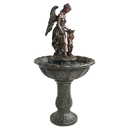 Design Toscano Heavenly Moments Angel Garden Decor Fountain