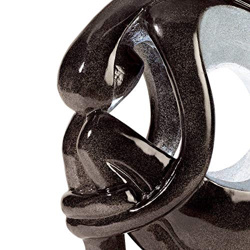 Graceful Form Modern Zen Outdoor Floor Water Fountain with Light LED 43" High for Yard Garden Patio Deck Home - John Timberland