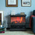 Tangkula 27 Inch Freestanding Fireplace, 1400W Electric Fireplace Heater