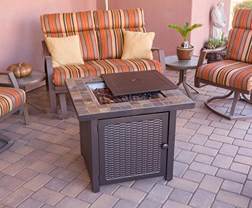 Hiland High Output Propane Fire Pit Table