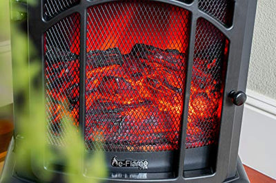 e-Flame USA Tahoe LED Portable Freestanding Electric Fireplace Stove Heater