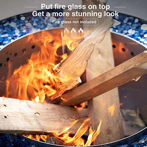 U-MAX Outdoor Smokeless 28.5" Fire Pit