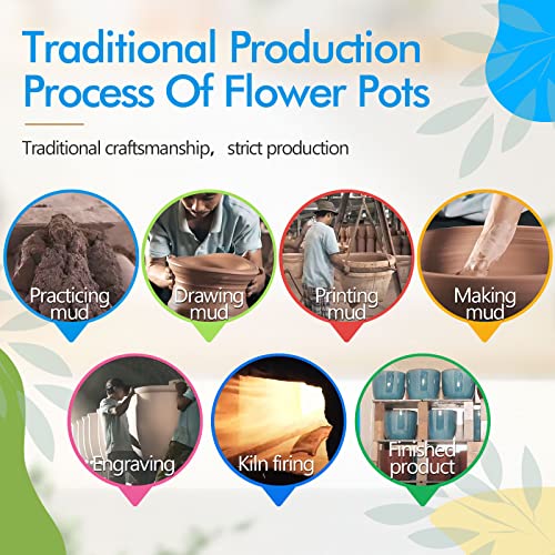 PLANTATOREM Tea Garden Fountain,27.5 Inch Tall, SELF CONTAINED, RED Copper ON OX RED, Modern Floor-Standing Waterfall Feature,Ceramic Fountain for Garden Patio,Yard Fountains Outdoor and Garden