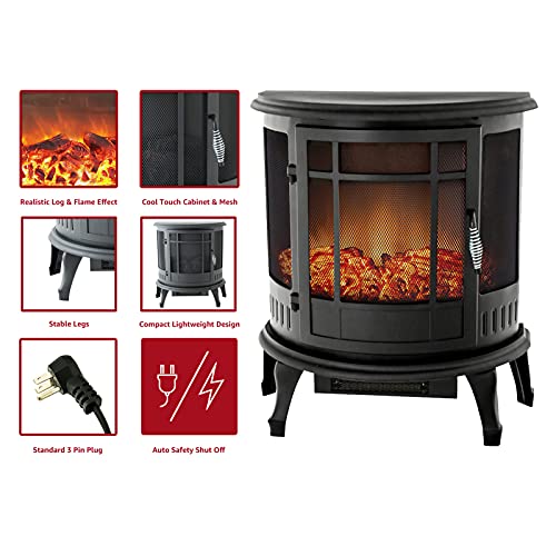 FLAME&SHADE Electric Fireplace Stove