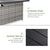 Best Choice Products 52in Gas Fire Pit Table, 50,000 BTU Outdoor Wicker Patio Propane Firepit w/Aluminum Tabletop, Glass Wind Guard, Clear Glass Rocks, Cover, Hideaway Tank Holder, Lid - Gray