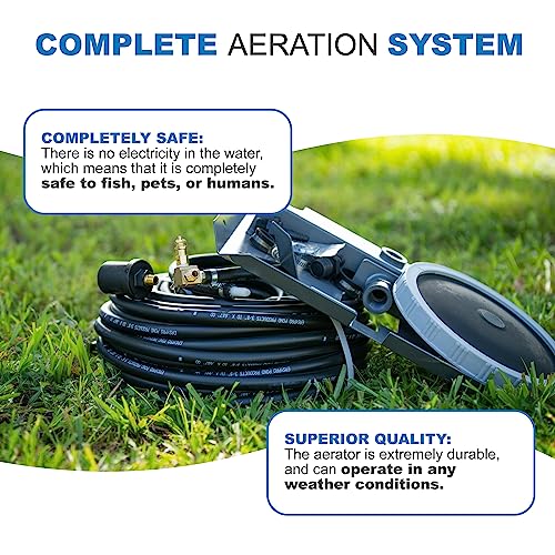 Airpro Eco ½ HP Rocking Piston Pond Aerator Kit