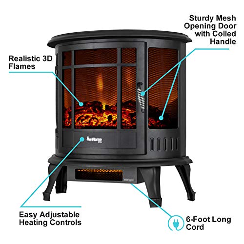 e-Flame USA Regal Freestanding Electric Fireplace Stove