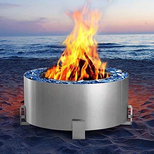 U-MAX Outdoor Smokeless 28.5" Fire Pit