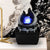 WICHEMI Water Fountain Indoor Fountains with Illuminated Rolling Ball