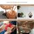 Bits and Pieces - Indoor Water Lily Water Serenity Fountain - Compact & Lightweight Tabletop Decoration