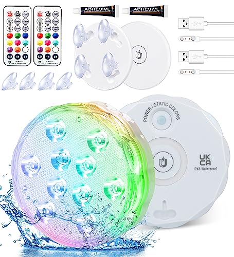 Qoolife Rechargeable Submersible Pool Lights