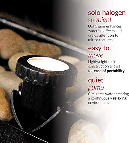 Alpine Corporation Waterfall Fountain with Stones and Light