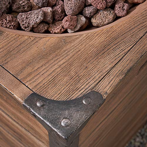 Christopher Knight Home 307775 Alice Outdoor Fire Pit, Brown