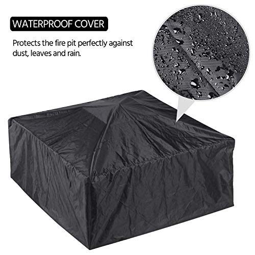 Yaheetech Multifunctional Fire Pit Table