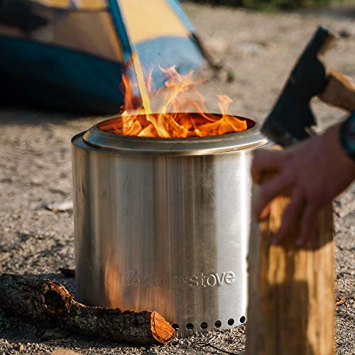Solo Stove Ranger Outdoor Fire Pit Stainless Steel Portable Fire Pits for Wood Burning and Low Smoke great Fire Pit for S'mores and Hot Dogs