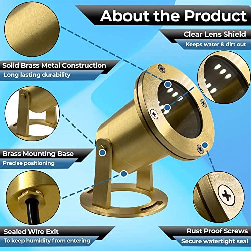 MIK Solutions Waterproof Underwater Light 113 (2 Pack)