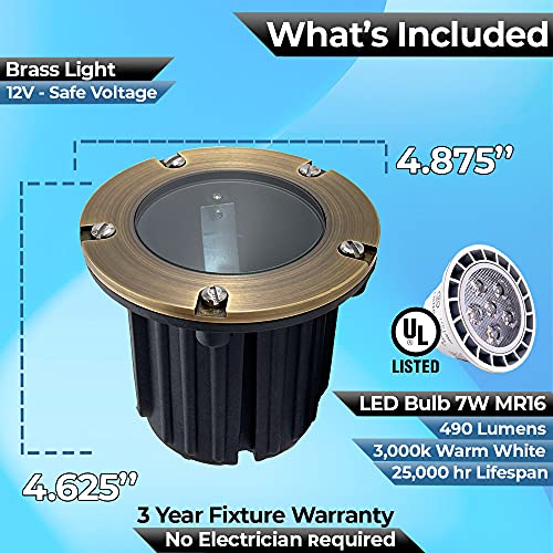 MIK Solutions LED Spot Lights Outdoor Landscape Lighting Well Lights