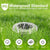 Rayolon Solar Ground Lights, Waterproof Solar Garden Lights  (12 Pack Warm Light)