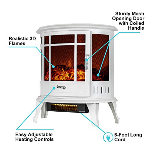 e-Flame USA Regal Freestanding Electric Fireplace Stove