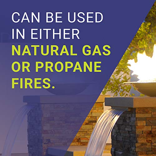 American Fireglass 1/2" Azuria Reflective Fire Glass, 20 lb. Bag