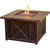 Cambridge CLASSIC1PCFP Square Gas Fire Pit with Durastone Top, 40" Outdoor Furniture