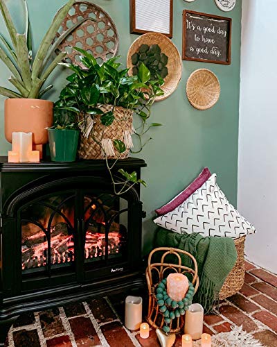 e-Flame USA 28" XL Denali Portable Freestanding Electric Fireplace Stove