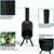 Sunnydaze Modern Chiminea - Steel Outdoor Wood-Burning Fire Pit