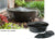 Little Giant DFB36 36-Inch Disappearing Water Fountain Basin, Supports Up to 2,000 lbs, Black, 566517