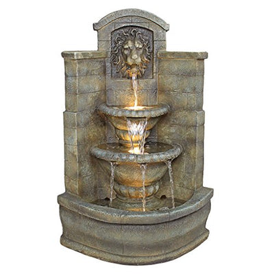 Water Fountain with Halogen Light