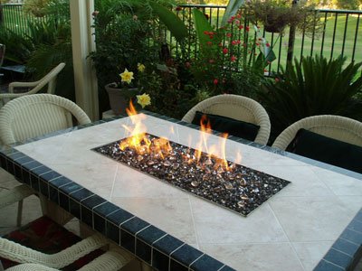 Stanbroil Rectangular Stainless Steel H-Burner for Fireplace or Fire Pit, 30 x 6 Inches