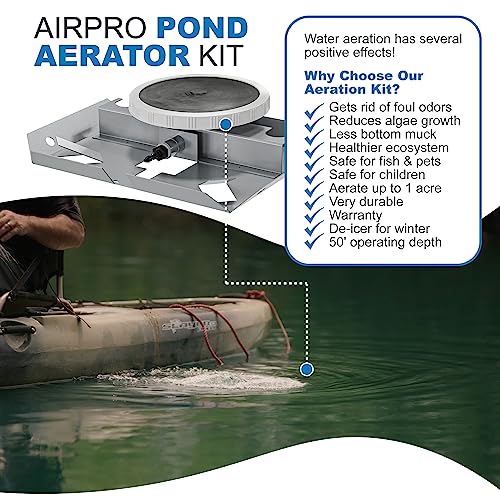 Airpro Eco ½ HP Rocking Piston Pond Aerator Kit