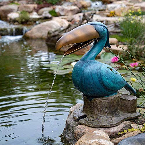 Aquascape 78309 Toucan Spitter Water Fountain, Green