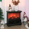 Tangkula 27 Inch Freestanding Fireplace, 1400W Electric Fireplace Heater