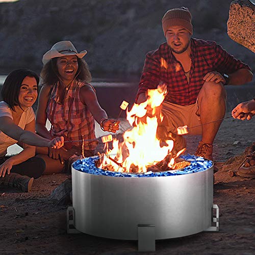 U-MAX Outdoor Smokeless 28.5" Fire Pit