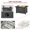 U-MAX Outdoor Propane Gas Fire Pit Table 44 Inch